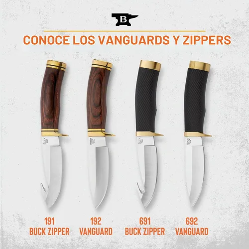 Vista 7 de Buck 692BR Vanguard Cuchillo de hoja fija. Negro