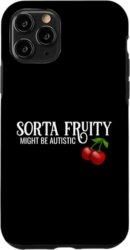 Vista 29 de Sorta Fruity Autistic Bisexual Queer Lesbian Autism Cherry Case for iPhone 16