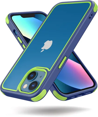 Vista 46 de Mobnano Funda transparente para iPhone 11, con protección multicolor a prueba de golpes, no amarillenta, anti arañazos, parte trasera
