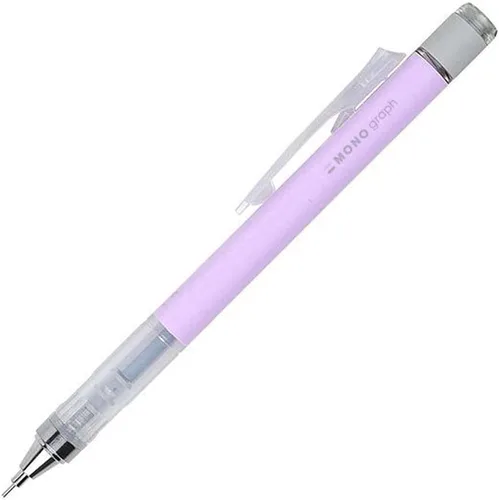 Vista 2 de Tombow - Portaminas, monografía color pastel 0.5 mm, lavanda (DPA-136F)