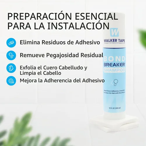 Vista 2 de Bond Breaker Shampoo por Walker Tape 10 onzas