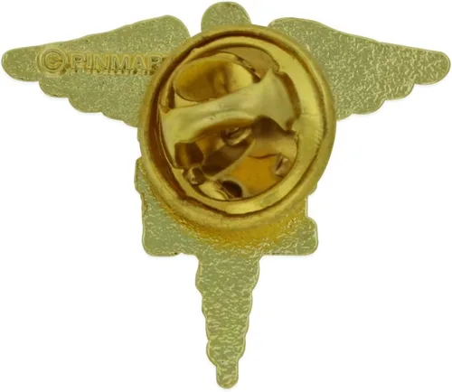 Vista 29 de PinMart s Caduceus - Pin de solapa esmaltado para enfermería, insignia ideal para CNA, accesorios de asistente médico, insignia de enfermera