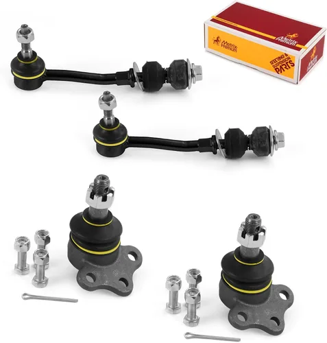 Vista 21 de Metrix Premium Chassis Parts - Juego de 4 piezas de articulación de rótula superior y barra estabilizadora delantera para Ford Ranger RWD 1998-2011