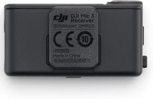 Vista 3 de DJI Receptor de micrófono 3, mini micrófono inalámbrico para iPhone/cámara/Android, ligero e intuitivo, micrófono de solapa, flotador de 32 bits