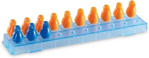 Vista 2 de Learning Resources Juego de actividades matemáticas de pingüinos sobre