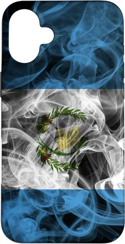 Vista 23 de Smoke Guatemala Flag - Funda para iPhone 17 con diseño de nube de orgullo ahumado