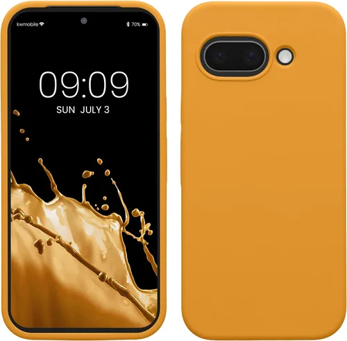 Vista 49 de kwmobile Funda Compatible con Google Pixel 6 Pro - Funda de Teléfono de Silicona TPU con Acabado Suave - Azul Caribe