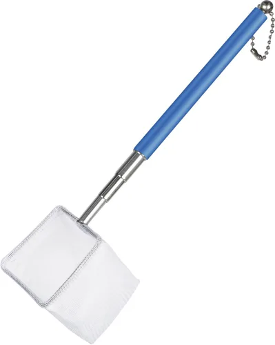 Vista 11 de Red de acuario Pawfly - Red de 5,1 cm para camarones y peces bebés con mango de acero inoxidable extensible para peceras pequeñas y estanques