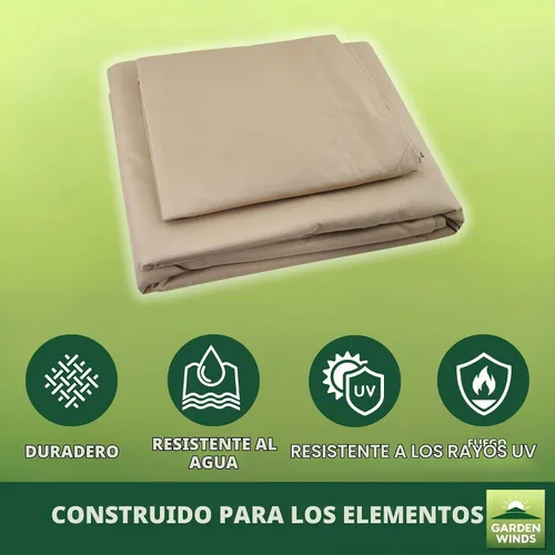 Vista 8 de Garden Winds - Toldo de repuesto para el kiosko Windsor – Standard 350 Beige