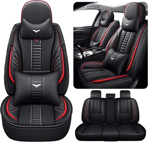 Vista 14 de Fundas de asiento delantero automático para Volvo 1999-2025 95% modelos, protección de banco frontal 3D compatible con bolsa de aire lateral línea
