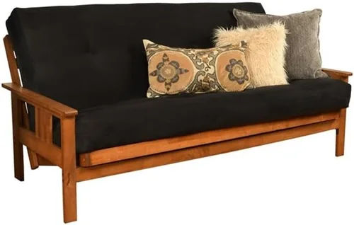 Vista 10 de Pemberly Row Repuesto de colchón de futón de tamaño matrimonial de 7 pulgadas, colchón de tela de gamuza para sofá cama, construcción de algodón