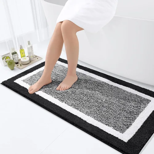 Vista 53 de OLANLY Alfombras de baño 24x16, tapetes de baño extra suaves y absorbentes de microfibra, antideslizantes, lavables a máquina, secan rápido