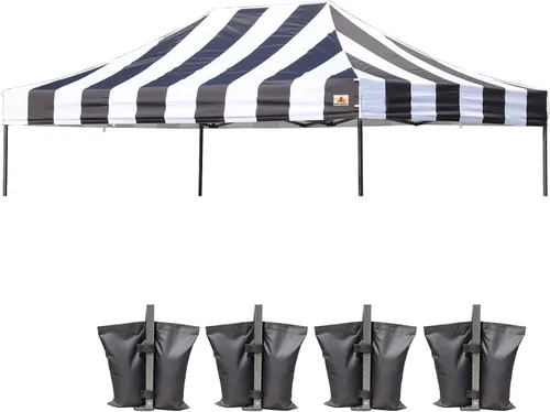 Vista 10 de ABCCANOPY Toldo de repuesto para tienda de campaña desplegable (8 x 8 pies, blanco)
