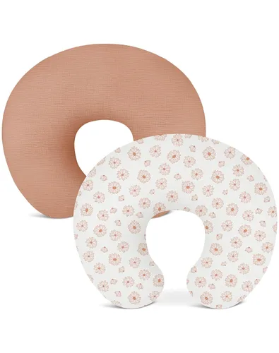 Vista 34 de Fundas de almohada de lactancia, funda de muselina para almohadas de lactancia, cómodas para bebés niñas y niños (beige)