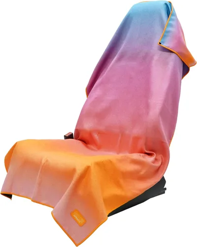 Vista 17 de Sprints - Toalla atlética para correr, tamaño completo, funda de asiento de automóvil, microfibra de rendimiento (Adobe Echo con broches)