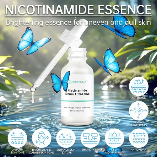 Vista 7 de Niacinamida 10%+Zinc 1% Suero Para La Cara, Suero De Niacinamida Para La Cara, Dermatólogo, Alivio De Enrojecimiento-1.0 fl oz 1floz