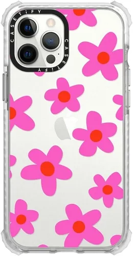 Vista 15 de CASETiFY Ultra Impact - Funda para iPhone 12 Pro Max (protección contra caídas de 9.8 pies), estampado de vaca, transparente