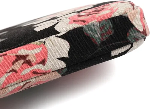 Vista 9 de Kayond funda impermeable para computadora portátil de 11-15 pulgadas con lienzo estampado de rosas