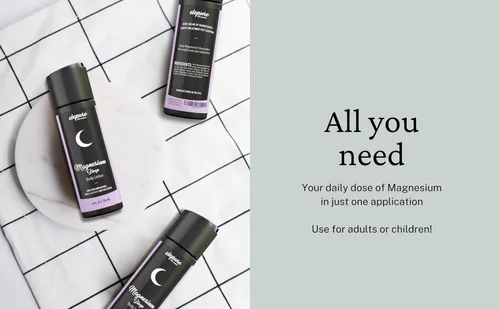 Vista 6 de Loción para dormir de magnesio con lavanda y melatonina, crema de noche de aplicación tópica, alta potencia, materiales orgánicos, tamaño grande