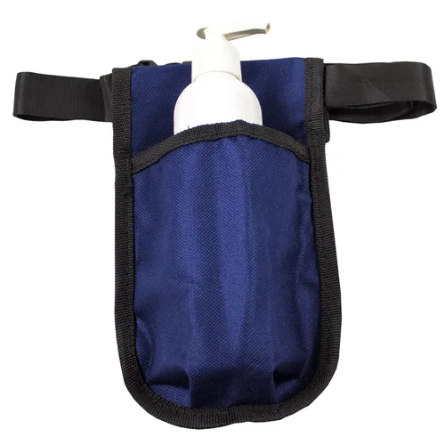 Vista 6 de Paquete de 10 fundas para botella de masaje individual Rapport con botella blanca de 8 onzas y bomba para lociones y aceites. El accesorio esencial
