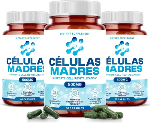 Vista 11 de Suplementos de células madre de 500 mg (60 cápsulas) Natural Anti-Envejecimiento y Longevidad Apoyo con Espirulina y Clorella, Impulsa la Renovación