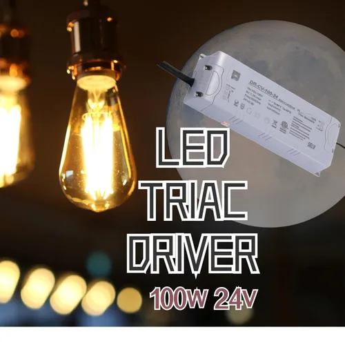 Vista 3 de Controlador LED regulable de 24 V, controlador LED regulable de 100 W, magnético, transformador de 110 V CA a 24 V, compatible con atenuadores