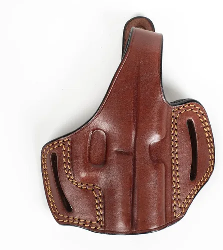 Vista 6 de EDS - Funda para pistola Glock 43 OWB de cuero hecha a mano