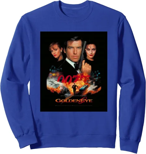 Vista 13 de Official James Bond 007 GoldenEye Sweatshirt Negro