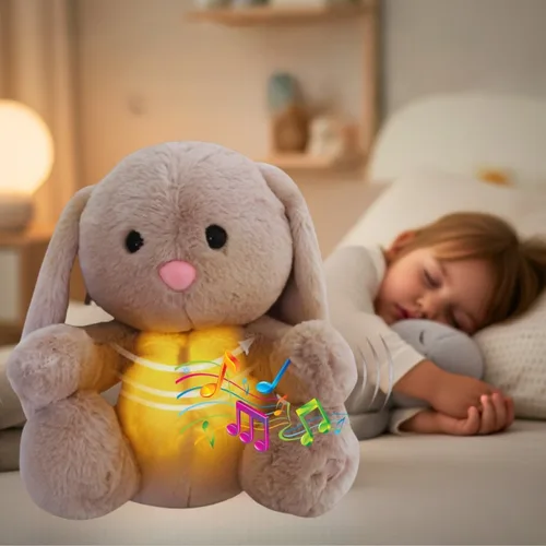Vista 4 de CONEJO PELUCHE CON RESPIRACION Y MUSICA