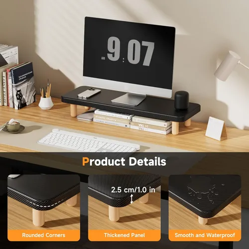 Vista 2 de (negro, 23.62 pulgadas)
