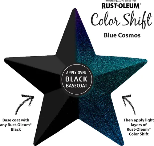Vista 3 de Rust-Oleum Color Shift Blue Cosmos Pintura en aerosol Azul (Blue Cosmos)