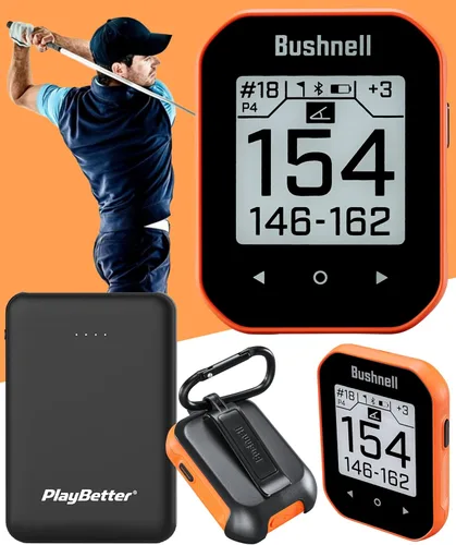 Vista 11 de Bushnell Phantom 3 (negro) Slope Golf GPS Handheld PlayBetter Bundle Touchscreen, Auto Course & Hole Recognition, Auto Score Entry Includes