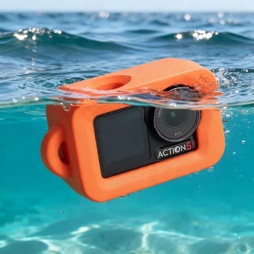 Vista 2 de HSU - Funda flotante para cámaras de acción DJI Osmo Action 6/5 Pro/4/3