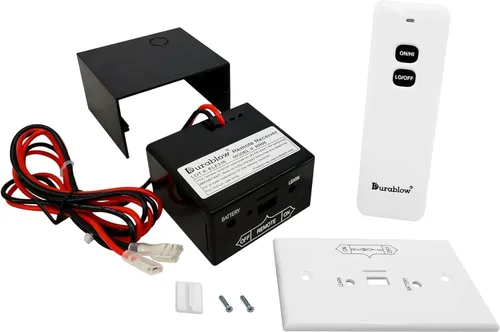Vista 8 de Durablow TR2001 - Kit de control remoto de encendido y apagado para chimenea de gas con válvula Millivolt o módulo de encendido electrónico, caja