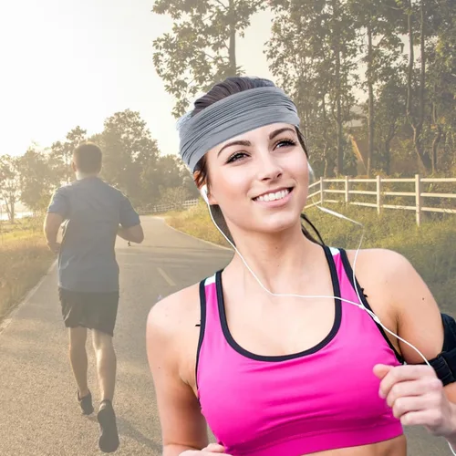 Vista 3 de Paquete de 6 polainas para cuello para hombres y mujeres, transpirables, para exteriores, para senderismo, correr, ciclismo y pesca