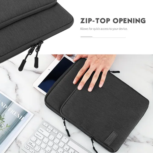 Vista 5 de MoKo Bolsa de Transporte para Tablet de 8-9 Pulgadas con Bolsillos de Almacenamiento Compatible con Nuevo iPad mini (A17 Pro) 8.3" 2024, iPad mini