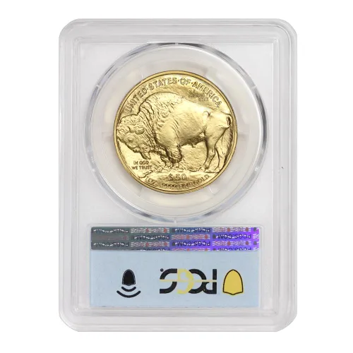 Vista 2 de Moneda de búfalo de oro americano de 1 oz 2024 MS-70 $50 PCGS MS70