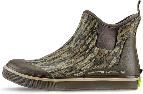 Vista 9 de Gator Waders Botas de Campamento para Hombre - Botas de Tobillo Impermeables Duraderas Antideslizantes Forradas de Neopreno para Acampar, Pescar