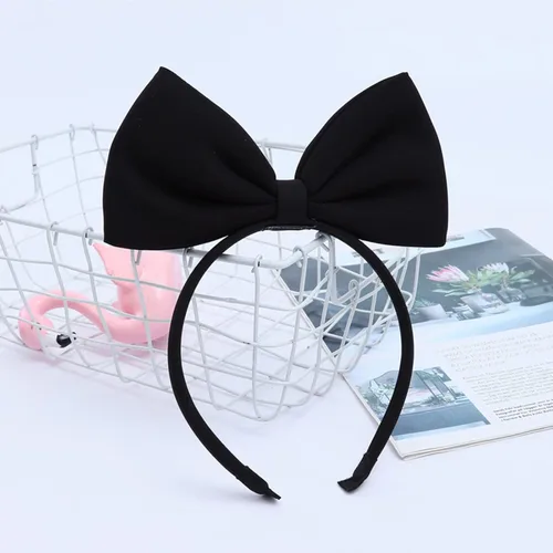 Vista 6 de Diadema de lazo de Halloween con lazo para el cabello, diadema para mujer, accesorios de decoración de fiesta de cumpleaños y Navidad