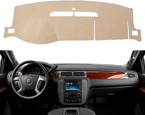 Vista 18 de Cubierta de Tablero a Medida para Chevy Chevrolet Silverado/GMC Sierra C1500 C2500 C3500 K1500 K2500 K3500 de 1997-2000, GMC Yukon/Chevy Tahoe