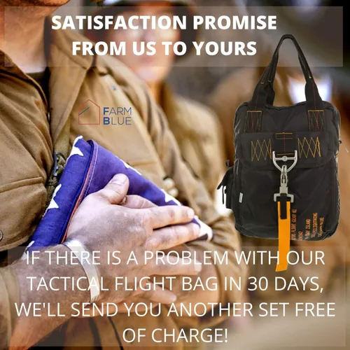 Vista 3 de Farm Blue Bolsa táctica de vuelo Bolsa para casco de piloto de paracaídas Estilo militar