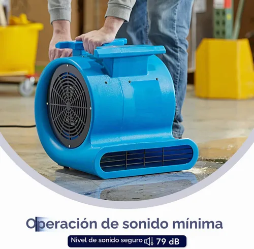 Vista 4 de Mounto 3 velocidades Air Mover 1HP 4000+ CFM Monster soplador de piso secadores de alfombras Secador de piso de limpieza