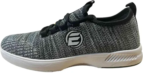 Vista 10 de ELITE Kona - Zapatos de bolos sin cordones para mujer, ligeros, atléticos, transpirables, suela universal Negro