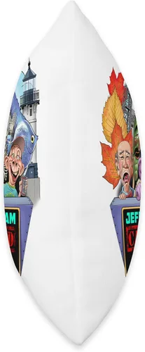 Vista 2 de JEFF DUNHAM Duluth, MN (2023) - Almohada (16 x 16 pulgadas), multicolor