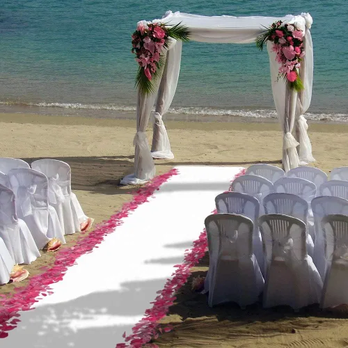 Vista 2 de House, Home and More Alfombra blanca para pasillo - 3 pies x 40 pies