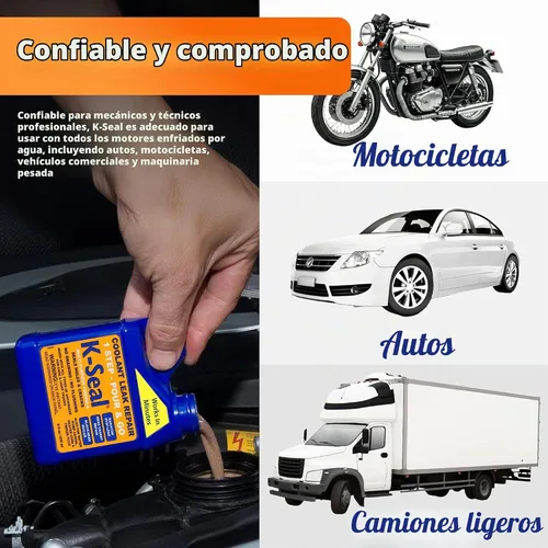 Vista 8 de Reparación refrigerante K-Seal ST5501 para fugas, múltiples propósitos
