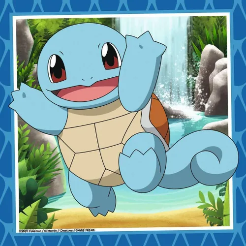 Vista 3 de Ravensburger Rompecabezas clásicos de Pokémon para niños de 5 años en adelante, 3 x 49 piezas