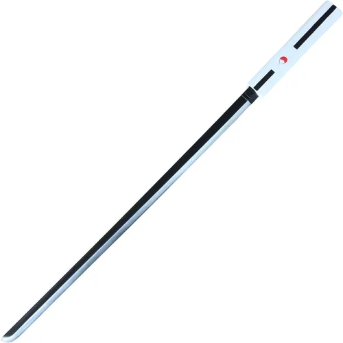 Vista 7 de Espada Ninja de corte de hierba Sasuke fabricada a mano Replica de espada Straitblade coleccionable de acero al carbono
