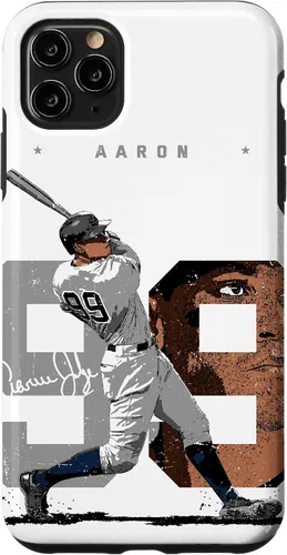 Vista 13 de Aaron Judge Number Portrait Baj New York MLBPA Case for iPhone 17