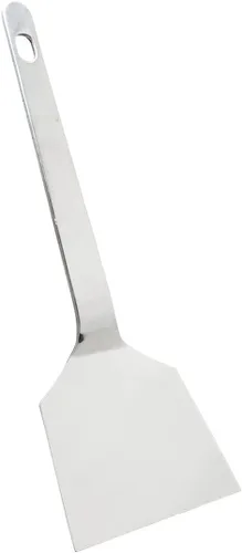 Vista 9 de TIKUSAN Okonomiyaki - Espátula de acero inoxidable para barbacoa, hecha en Japón (2.6 x 7.1 pulgadas)